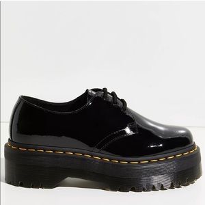 NIB✨ Dr Martens 1461 Quad Platforms Patent Leather